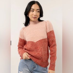 Veto Moda Lessa Knitted Pullover. Large. Pink.